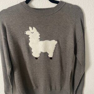 Gabby Isabella Llama Sweater